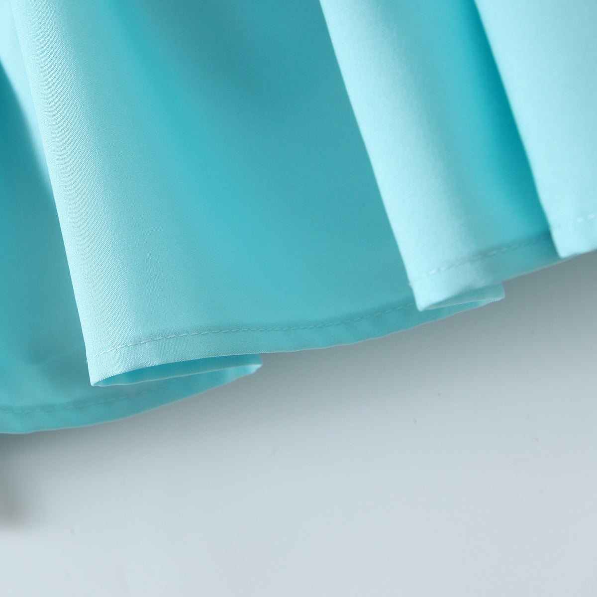 Fresh Belt Waist Dress Retro Puff Sleeve Flounced