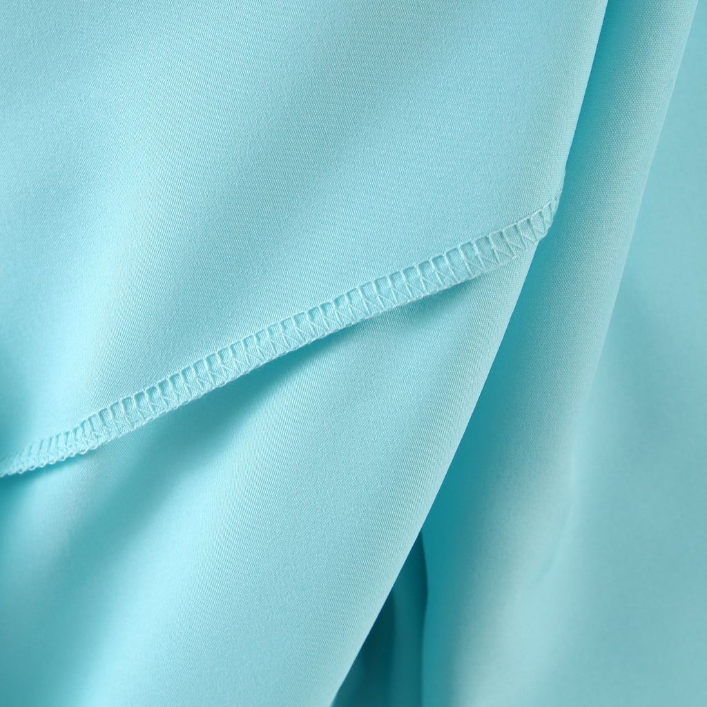 Fresh Belt Waist Dress Retro Puff Sleeve Flounced