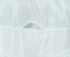 Women's White Tulle Halter A-Line Mini Dress