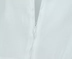 Women's White Tulle Halter A-Line Mini Dress
