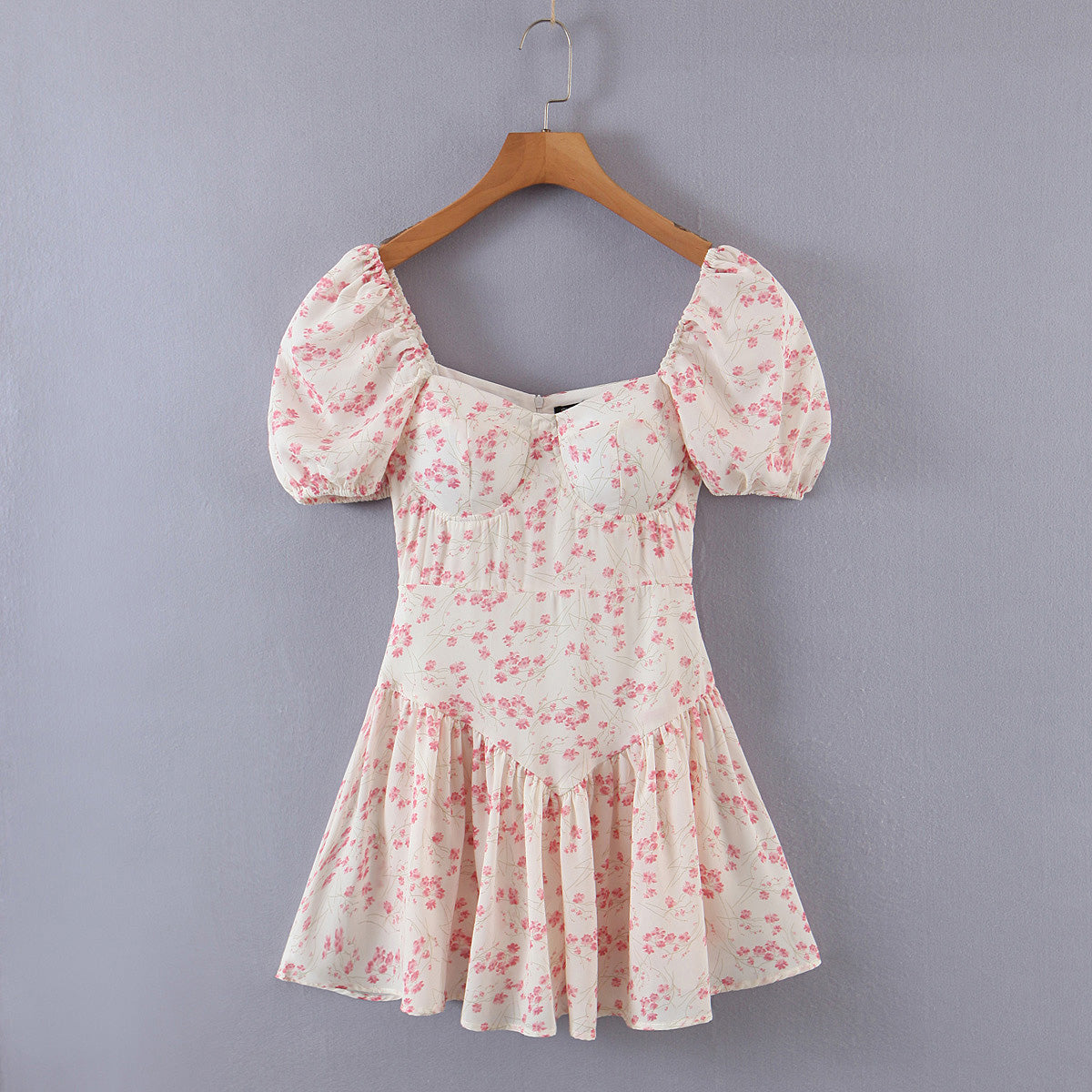 Idyllic Small Floral Waist One-Piece Pants Jumpsuit