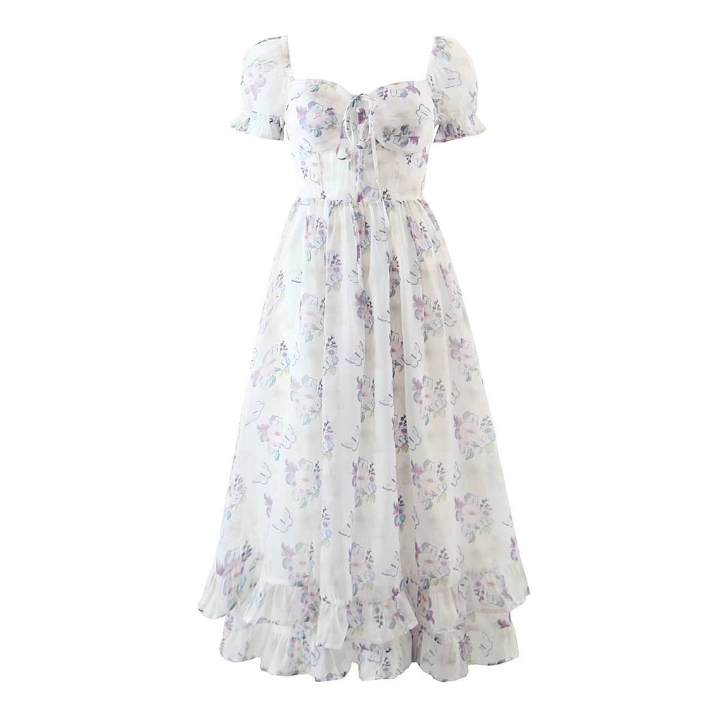 Women's Lavender Off-Shoulder Princess Dress