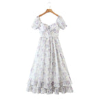Women's Lavender Off-Shoulder Princess Dress