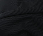 Women's Black Drawstring Cutout Knit Bodycon Dress