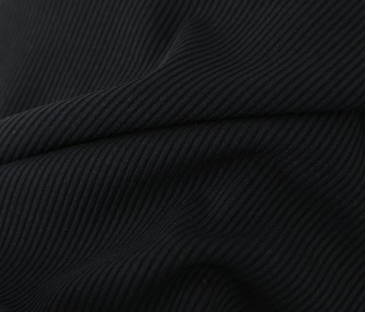 Women's Black Drawstring Cutout Knit Bodycon Dress