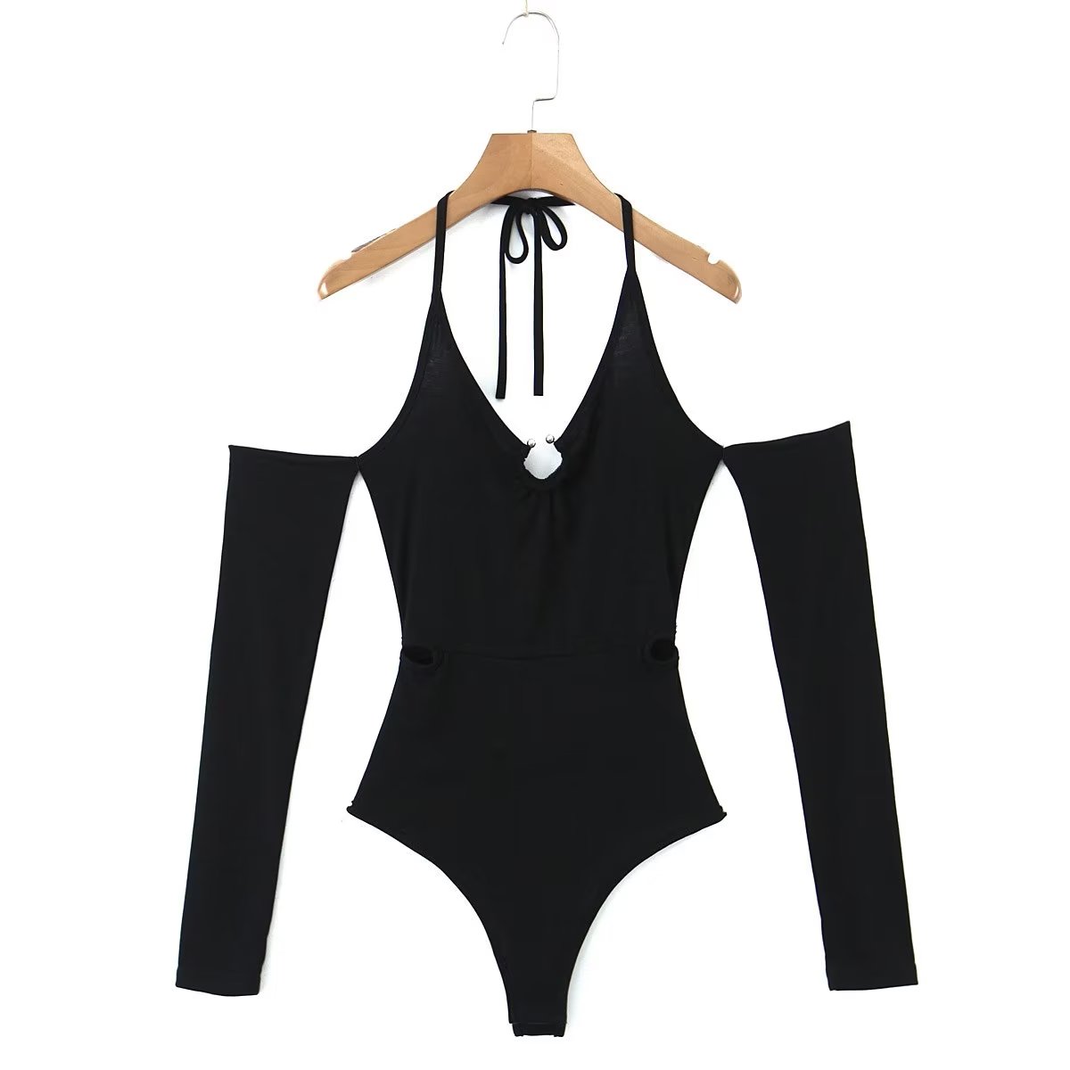 Women's Women’s Lace Up Halter Neck Jumpsuit