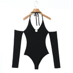 Women's Women’s Lace Up Halter Neck Jumpsuit