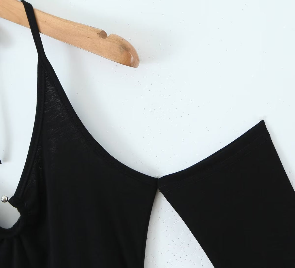 Women's Women’s Lace Up Halter Neck Jumpsuit