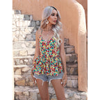 Women's Fashion Foreign Trade Floral Camisole Top