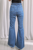 Blue Bell Bottom Skirt