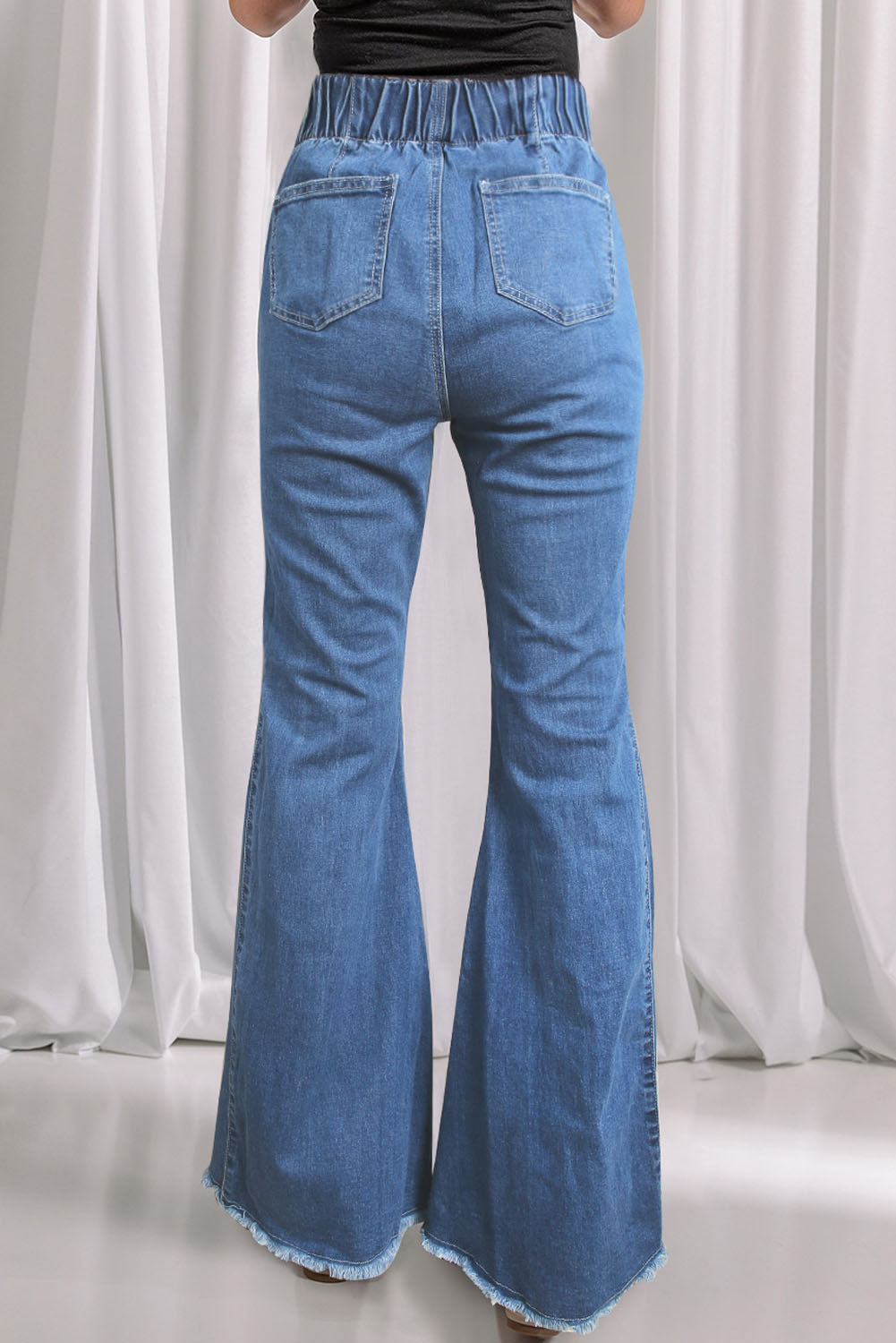 Blue Bell Bottom Skirt