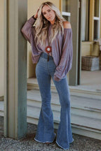Blue Bell Bottom Skirt