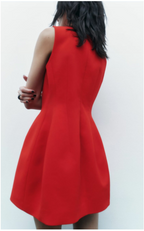 Round-Neck Sleeveless Dress