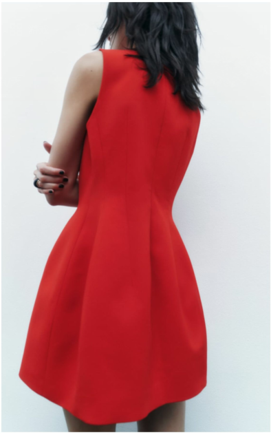 Round-Neck Sleeveless Dress