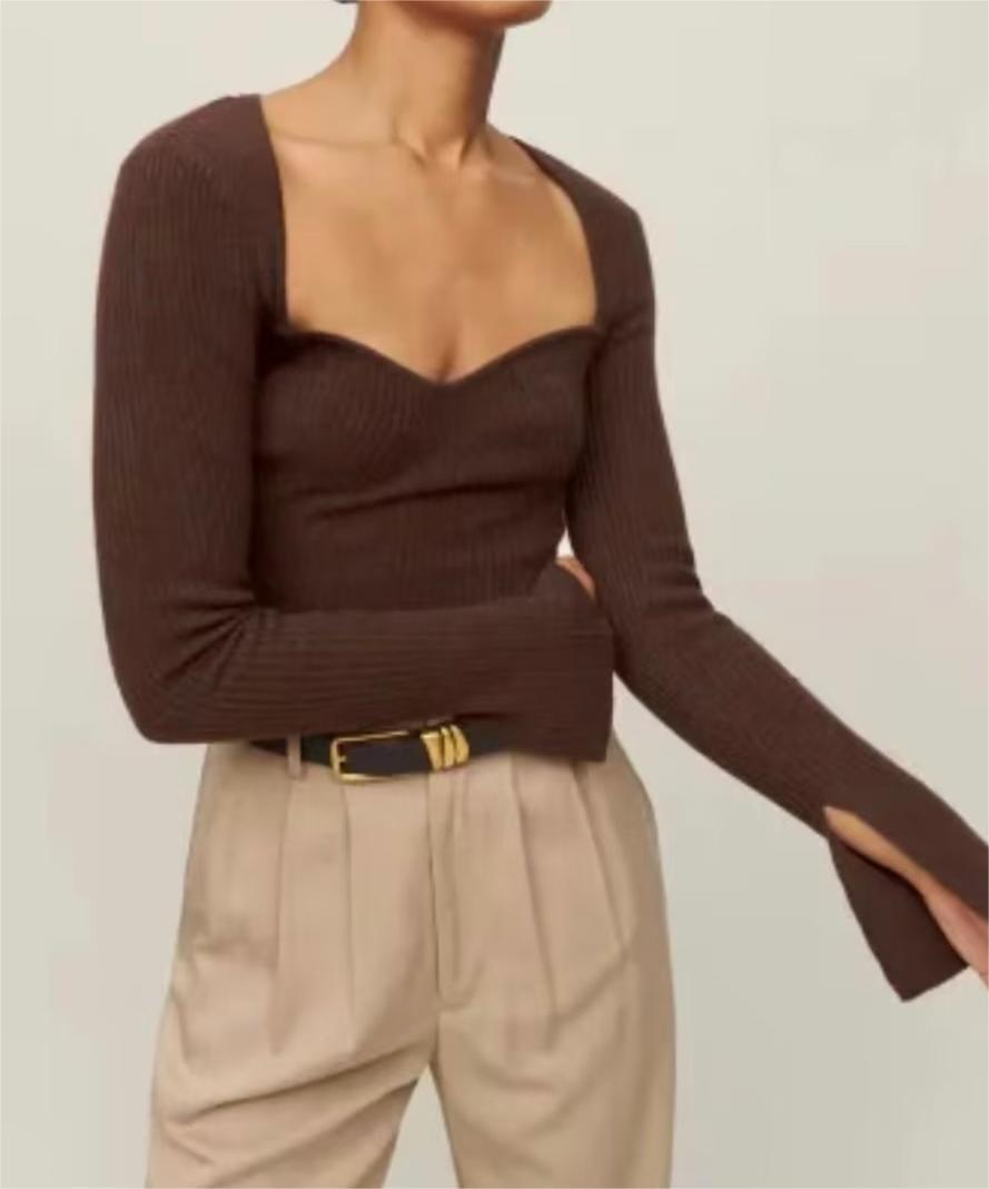 Women's Long Sleeved T-Shirt Slim Fit Slimming Stretch Bottoming