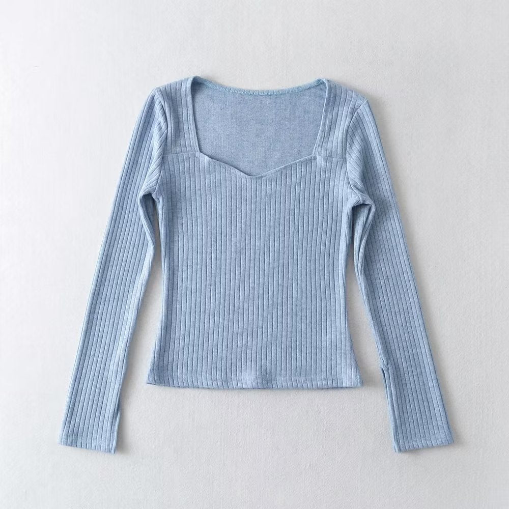 Women's Long Sleeved T-Shirt Slim Fit Slimming Stretch Bottoming