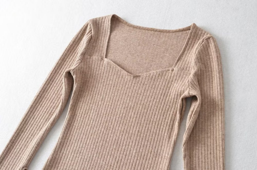 Women's Long Sleeved T-Shirt Slim Fit Slimming Stretch Bottoming