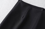 Women's Lace Sleeveless Split Top and Skirt Two-Piece Set