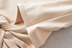Design Silk Satin Texture Short Halter Wrapped Chest Top