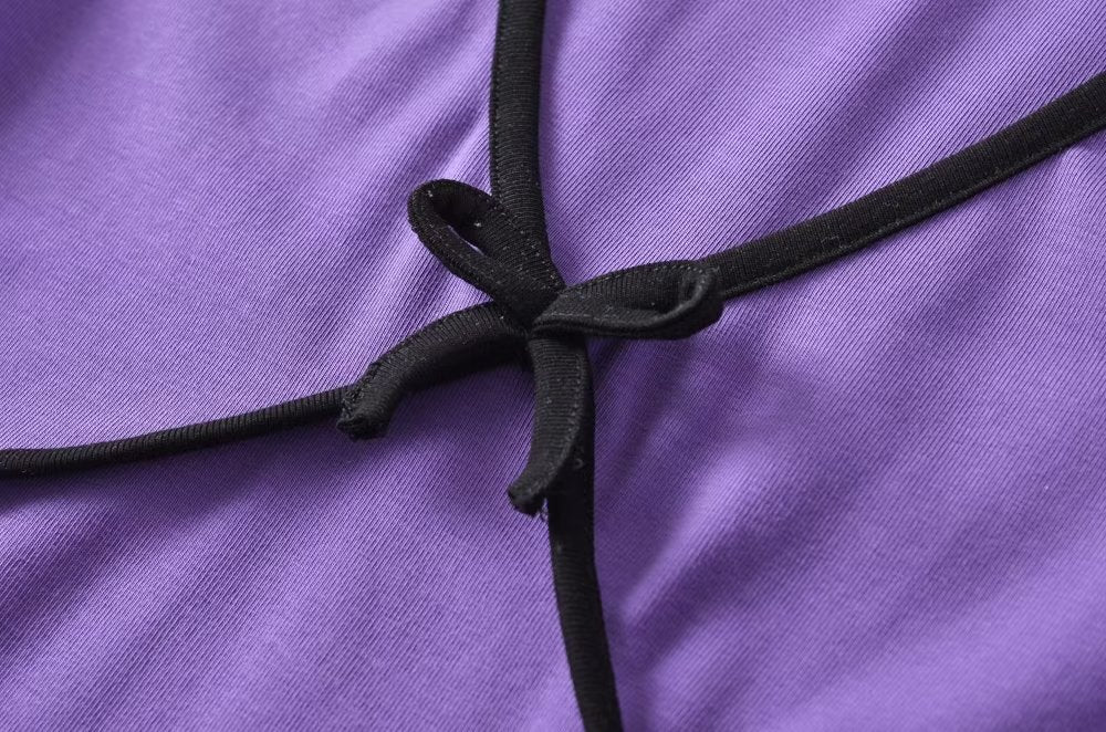 Women's Bow Detail Crew Neck Cropped Top