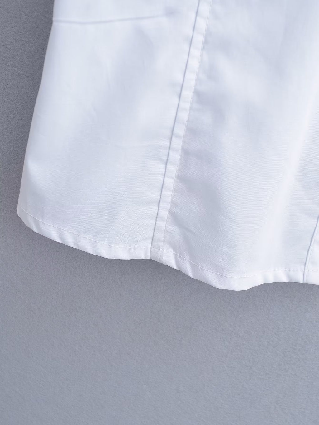 Women's Double Pocket Collared Shirt Women Retro College Slim Fit Figure Flattering Short Sleeve Top Summer