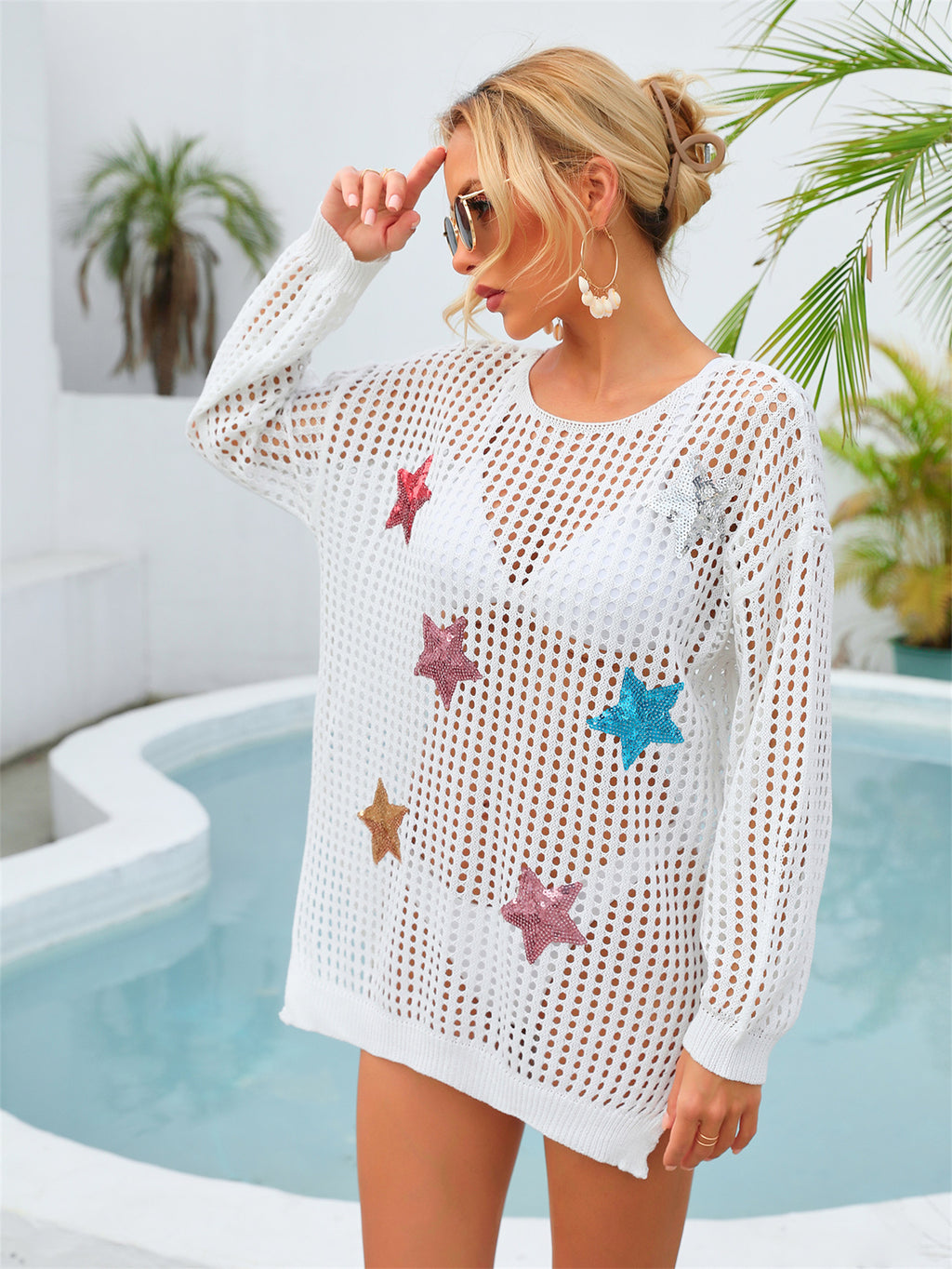 Beach Hollow Cover Up Swimwear