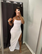 Strap Solid Color Dress