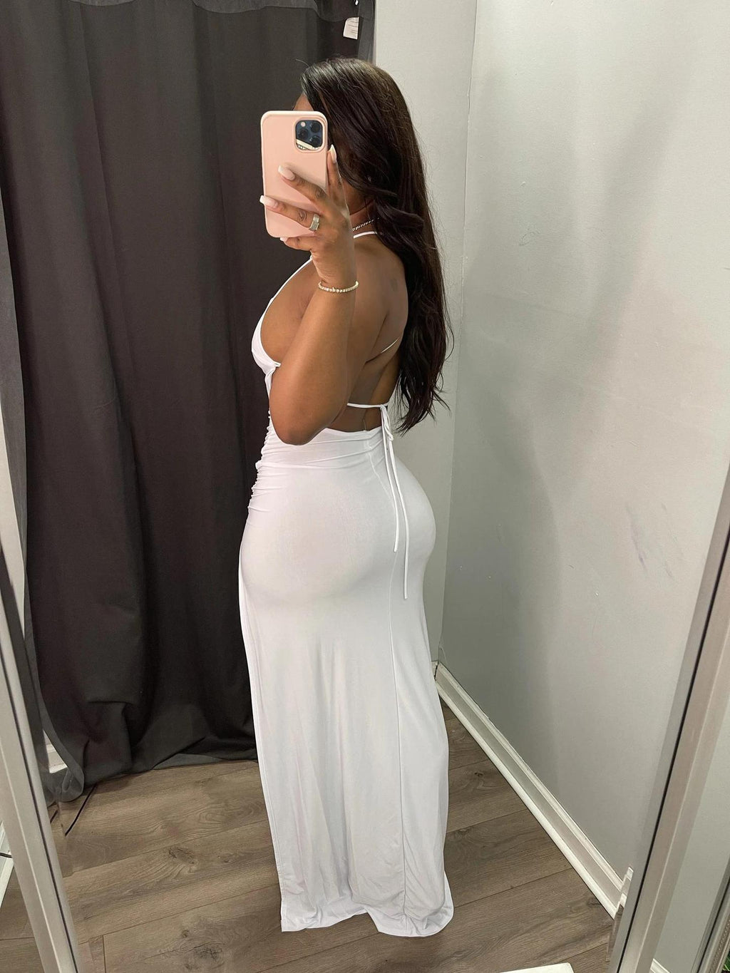 Strap Solid Color Dress