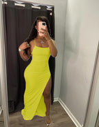 Strap Solid Color Dress