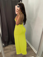 Strap Solid Color Dress