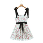 Women's Spring Lace Embroidered Large Swing Small Floral Dress