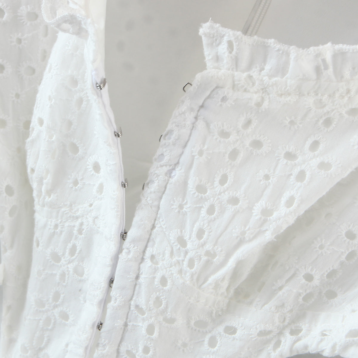 Women's Embroidered Lace Cutout Bodycon Mini Dress