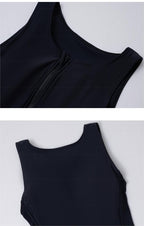 Ladies Surfing Suit Solid Color SL Tri One Piece Swimsuit
