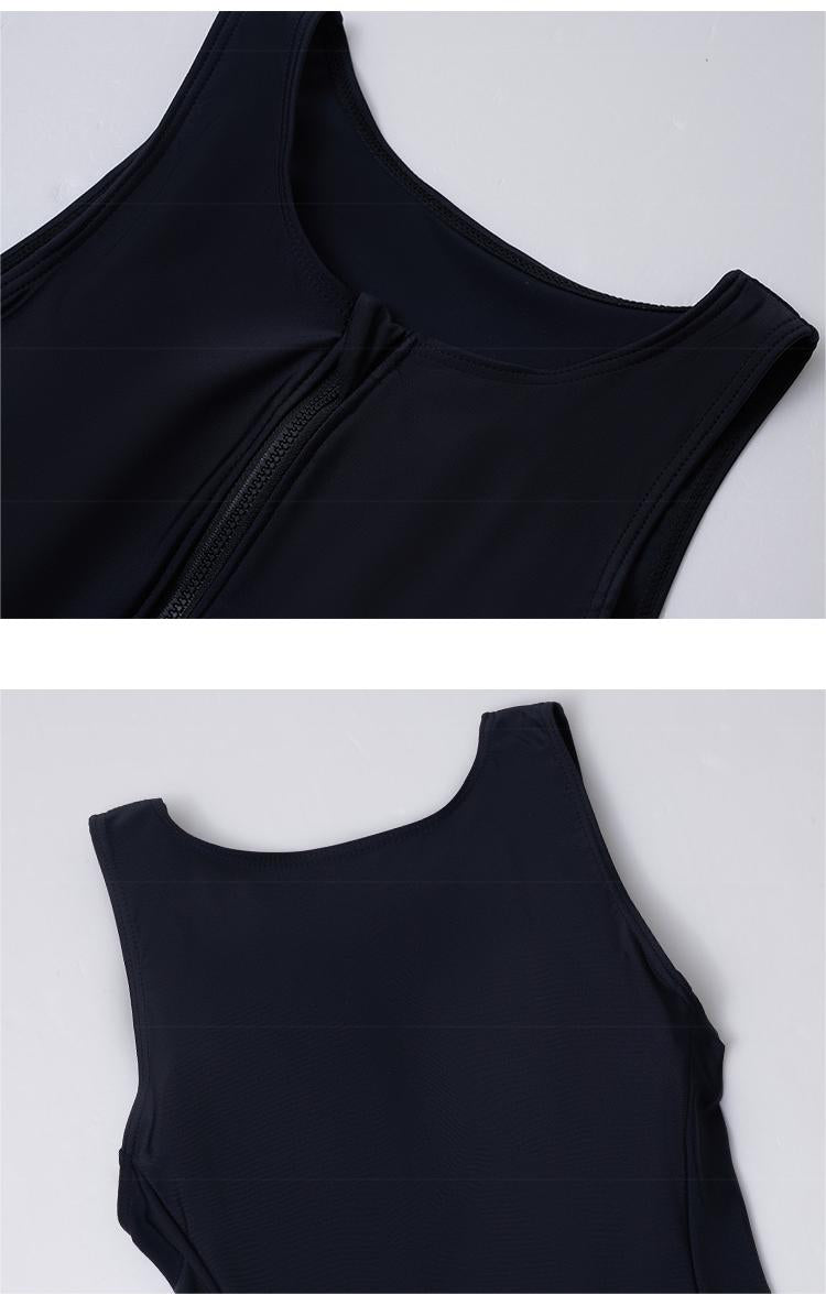 Ladies Surfing Suit Solid Color SL Tri One Piece Swimsuit