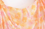 Chiffon Dream Printed Tape Lining Slim Dress