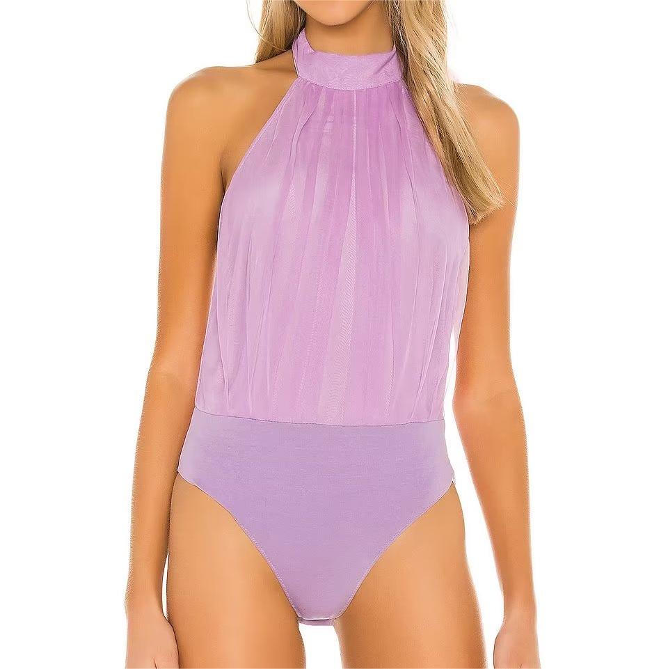 Sleeveless Backless Halter Jumpsuit