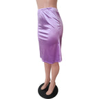 Women's Spring Summer Cute Solid Color Sheath Skirt