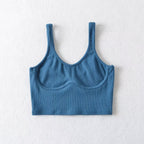 's Casual Sports Stretch Camisole Chest Paste Vest