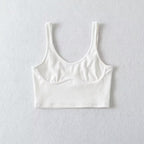 's Casual Sports Stretch Camisole Chest Paste Vest