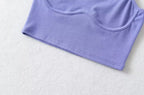 's Casual Sports Stretch Camisole Chest Paste Vest