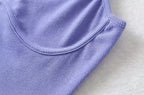 's Casual Sports Stretch Camisole Chest Paste Vest