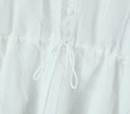 Women's Princess Petti Bubble Sleeve V Neck Dress