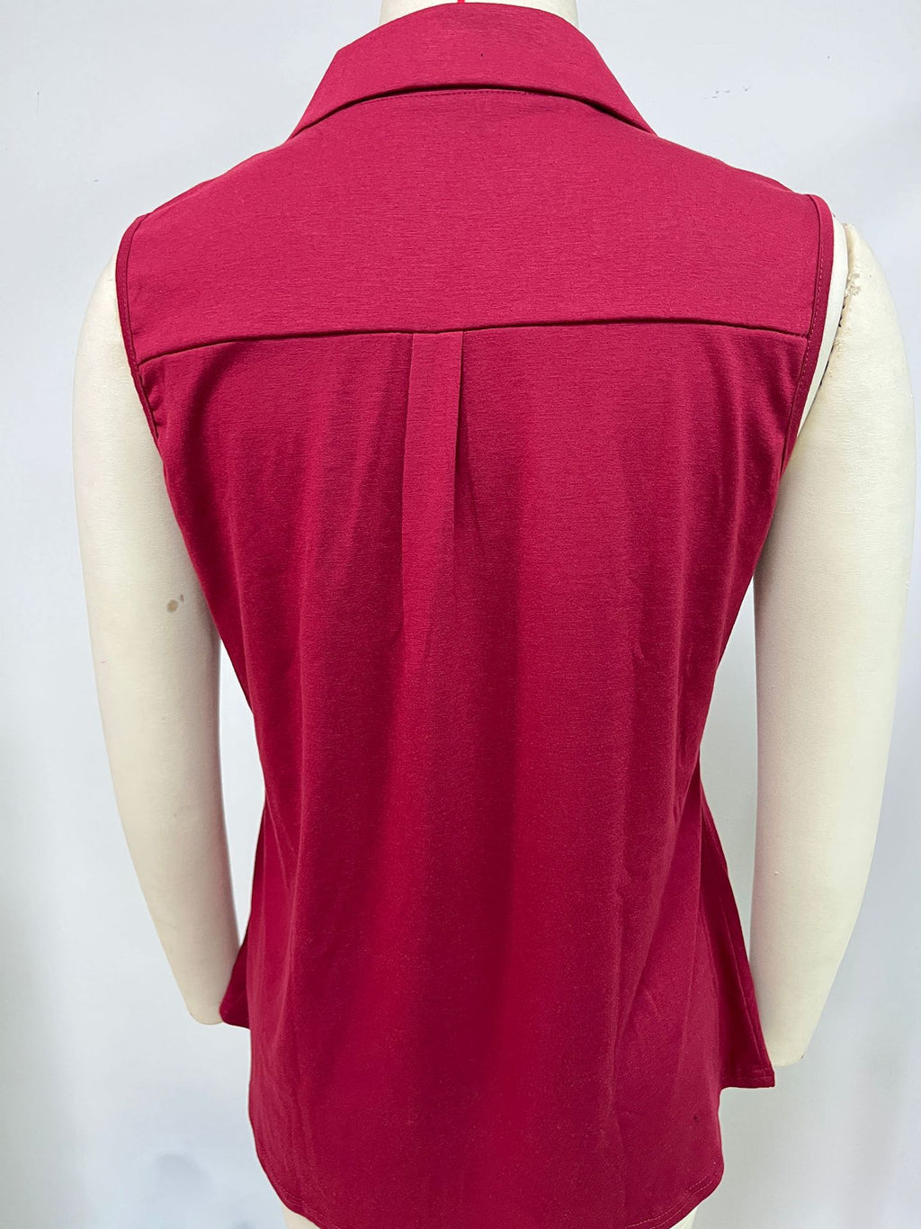 Women's Pleated U-Neck Short-Sleeve Top – Relaxed Tee