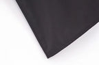 Women's Summer Slim Fit French Black Halter Lace Up Dress