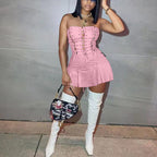 Cutout Eyelet Sleeveless Dress