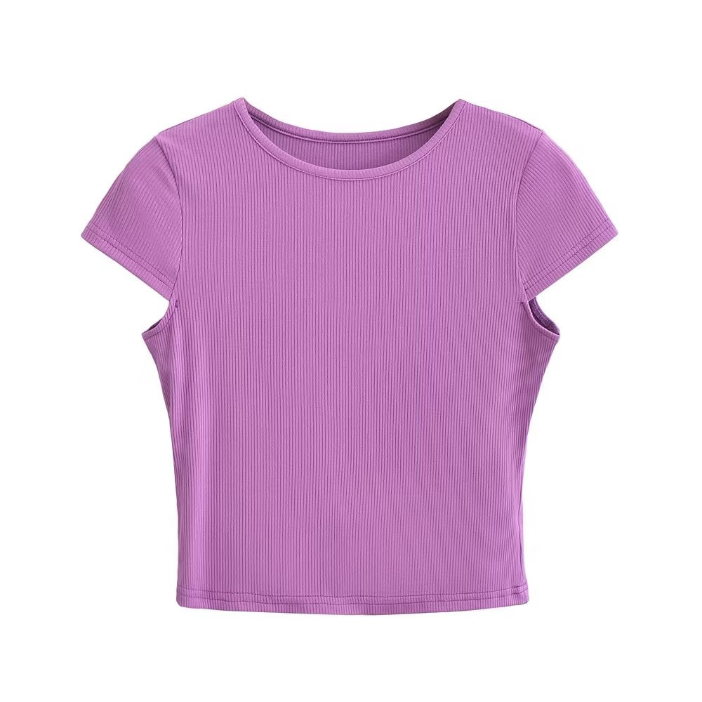 Women's Floral Halter Top – Ruffle Mesh Detail