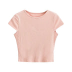 Women's Floral Halter Top – Ruffle Mesh Detail