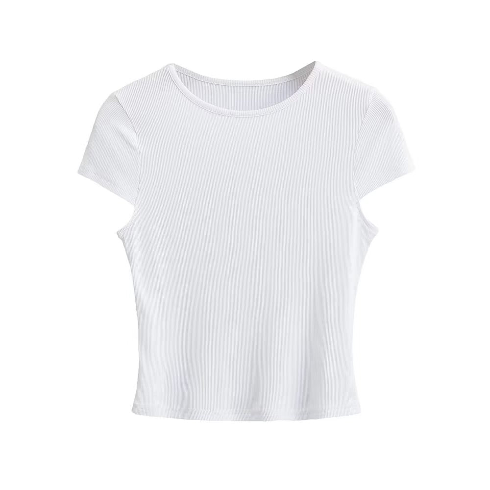 Women's Floral Halter Top – Ruffle Mesh Detail