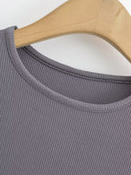 Women's Floral Halter Top – Ruffle Mesh Detail