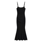 Spaghetti-Strap Slim-Fit Maxi Dress